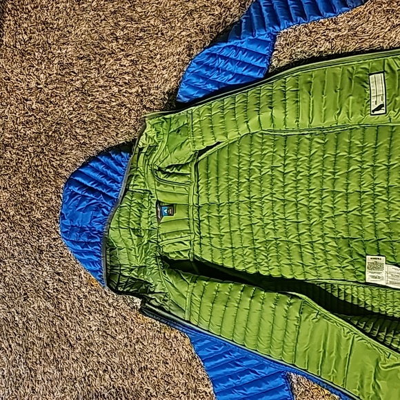 YOUTH Eddie Bauer-First Ascent-Cirrus Lite Down Jacket, Blue, Size 10 (Medium) - Picture 6 of 8